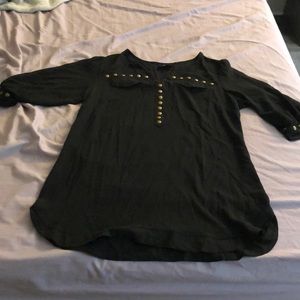 Beautiful Boutique Black Tunic Size Large